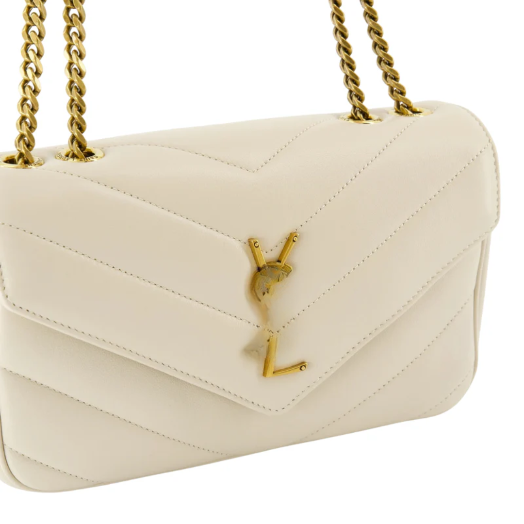 Tasche Small Matelassé Lammleder Weiß – SL