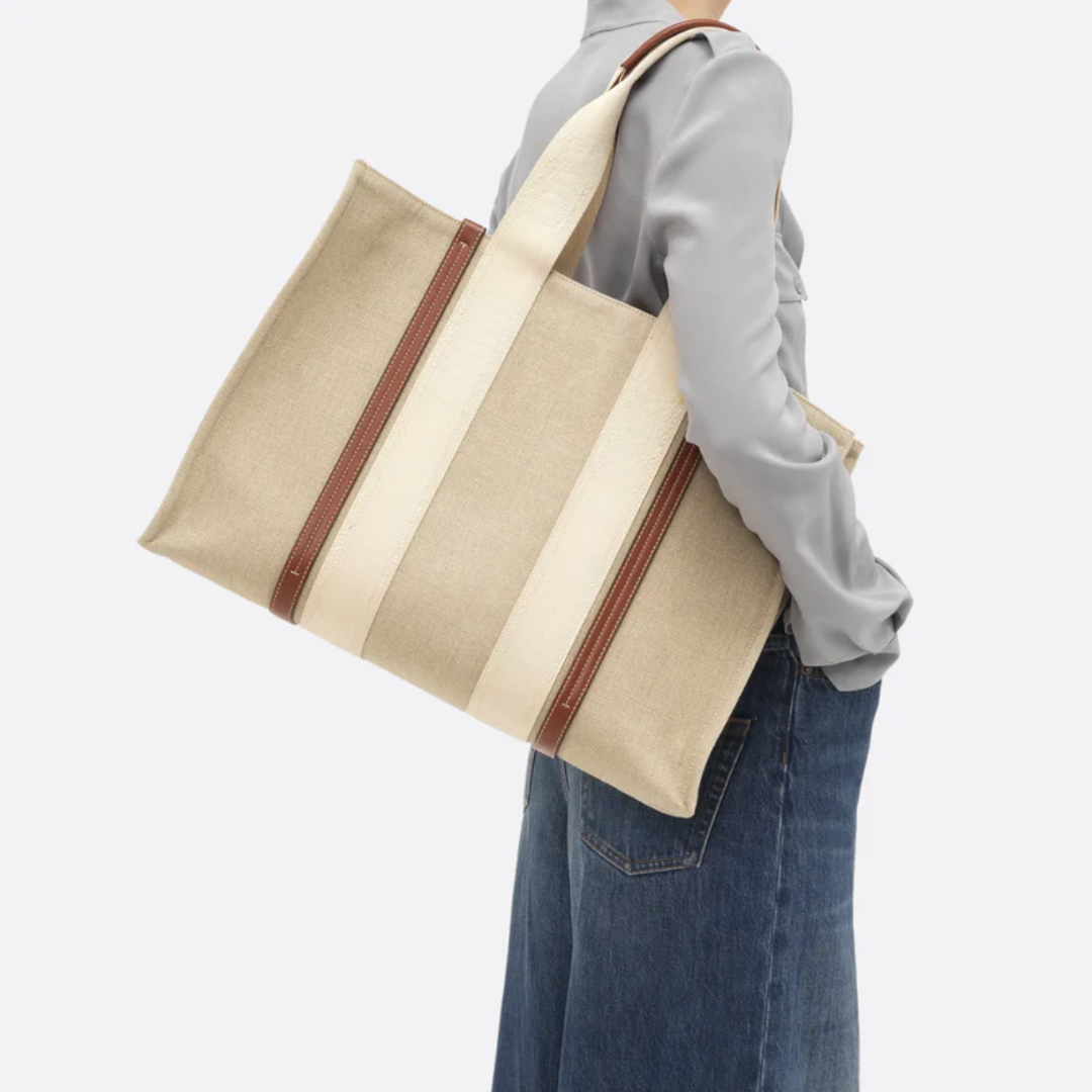 Tasche Große Wdy aus Leinen – Chl