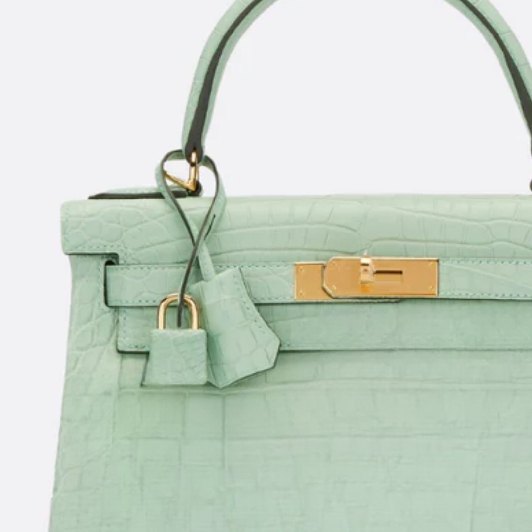 Tasche Hm Kly 28 Vert d’Eau Alligator – Limitierte Edition