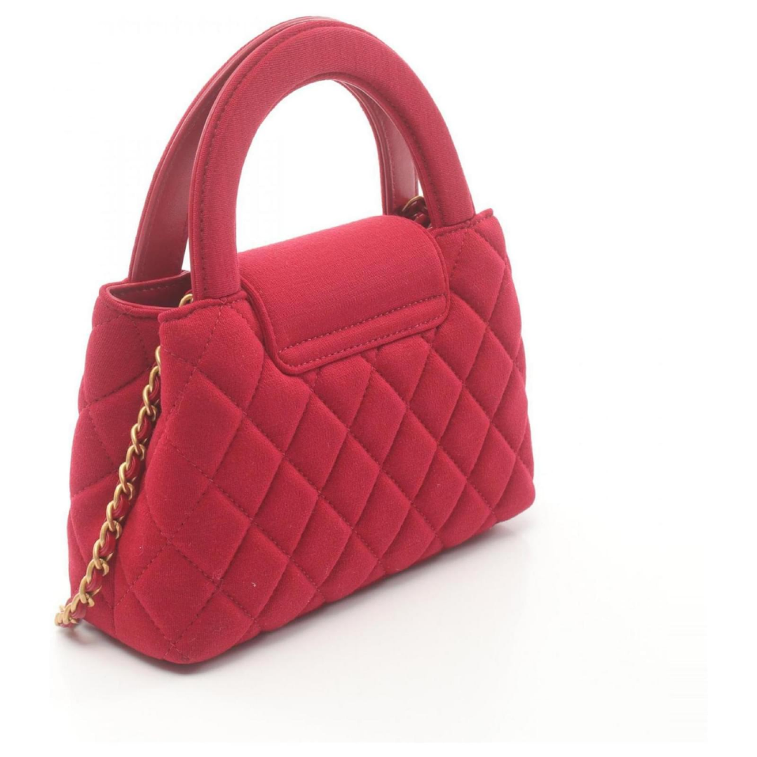 Tasche Rotes Canvas Matelassé – Cnl Edition