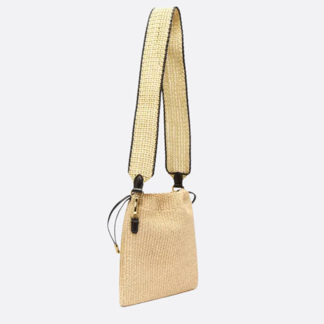 Tasche Kleines Geflochtenes Stroh – Fnd Sck Beige