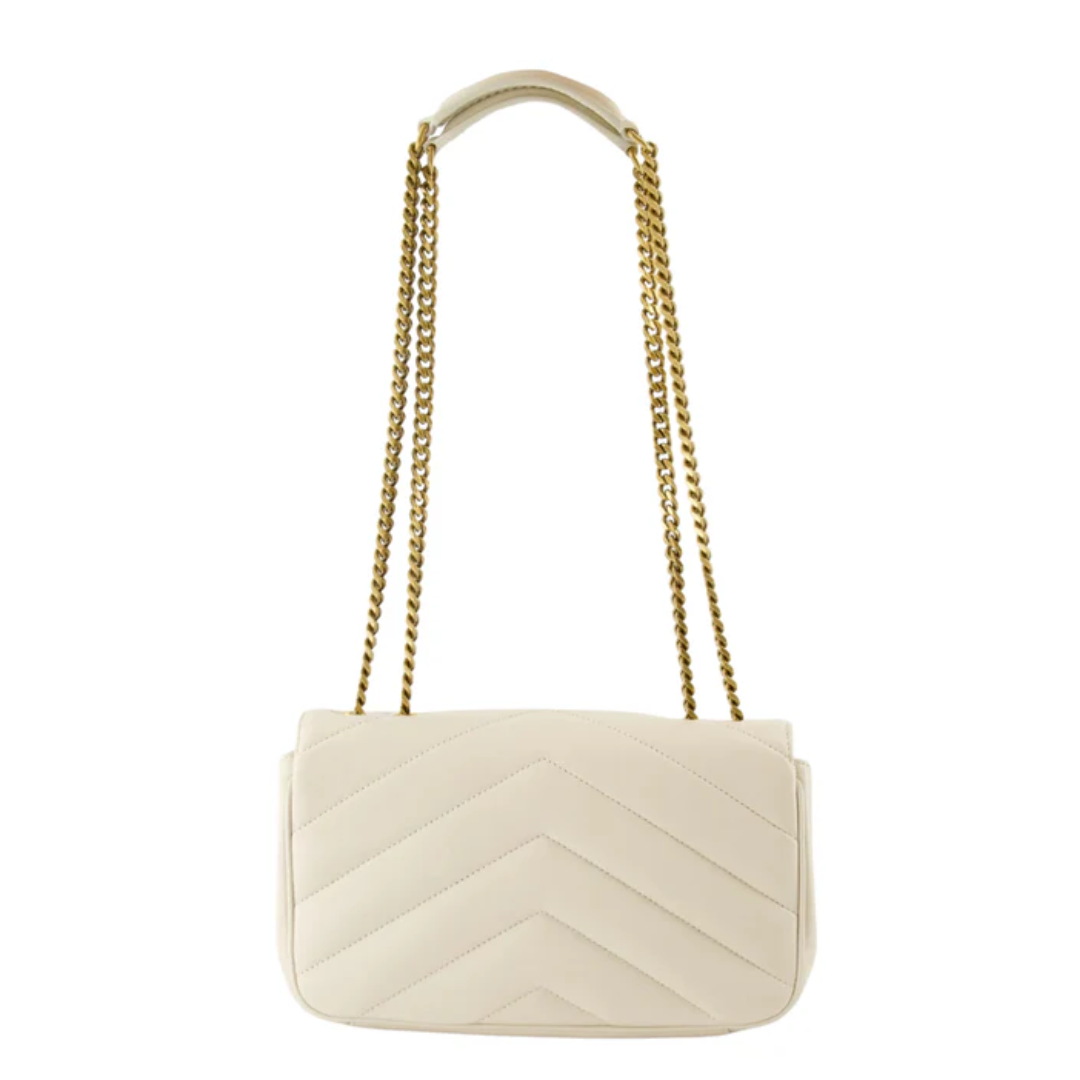 Tasche Small Matelassé Lammleder Weiß – SL