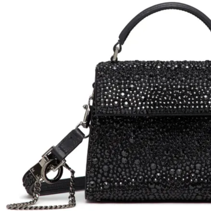 Tasche Mini Vslg – Vltn Kristalle Schwarz