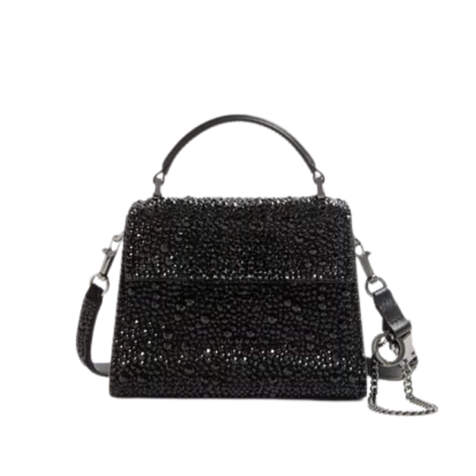 Tasche Mini Vslg – Vltn Kristalle Schwarz