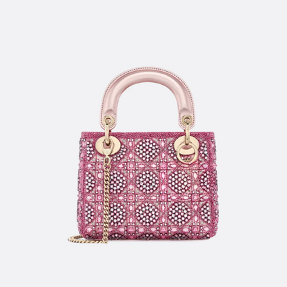 Mini Lady Tasche mit Perlen