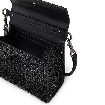 Tasche Mini Vslg – Vltn Kristalle Schwarz