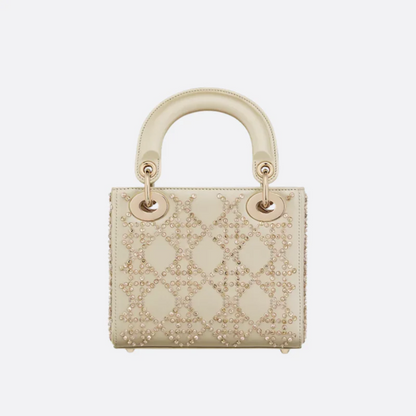 Mini Lady Tasche mit Perlenstickerei