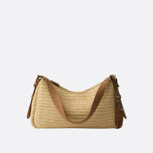 Tasche Prd Amé aus Häkelarbeit & Leder – Groß